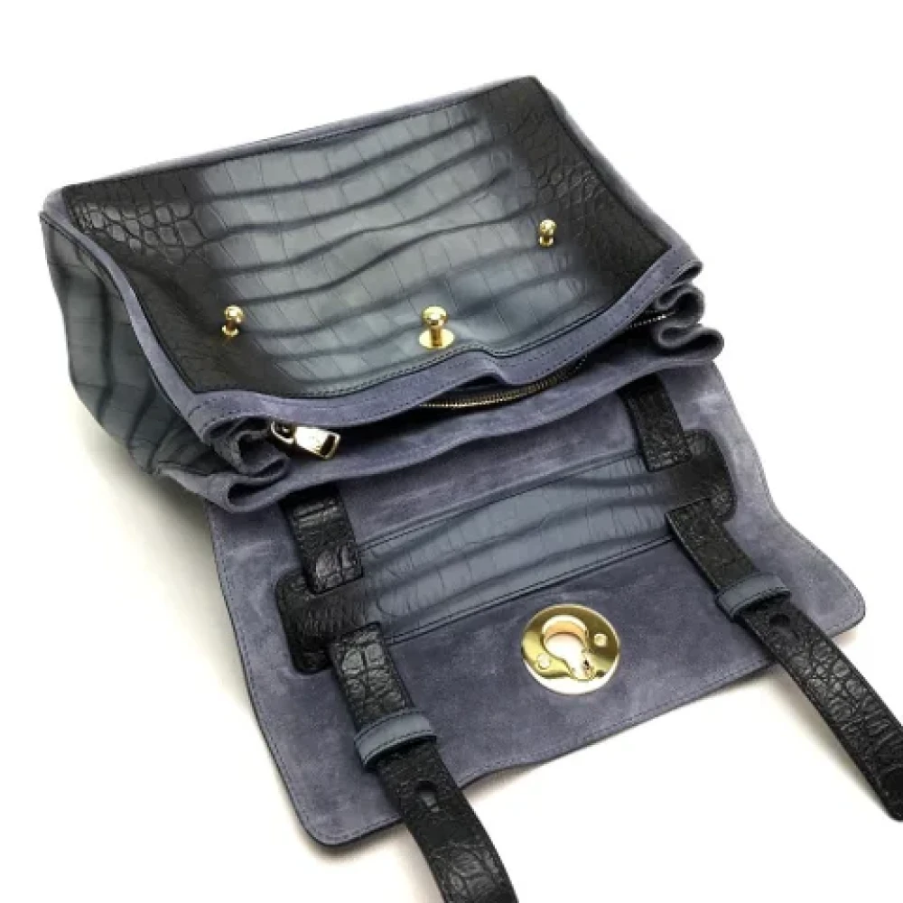 Yves Saint Laurent Vintage Pre-owned Canvas handbags Black Dames