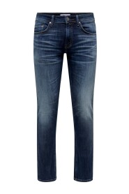 Denim Only  Sons Onsweft Jeansbukse Regular - Denim Blå Bukser