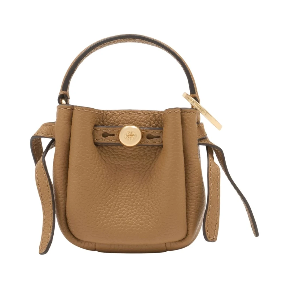 Tory Burch Women's Beige Romy Bucket Key Purse - Bucket Bags - One Size - Bags