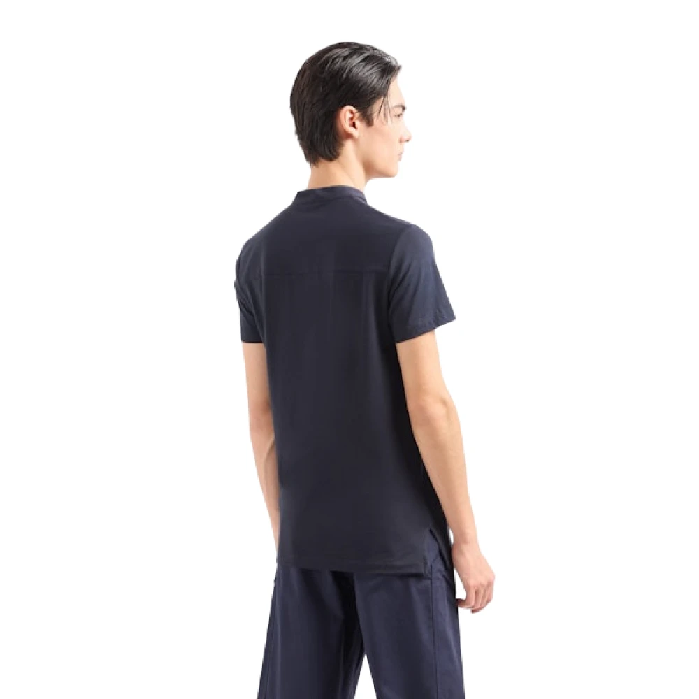 Armani Exchange Blauwe T-shirts en Polos 3Dzfhz Zjxhz Blue Heren