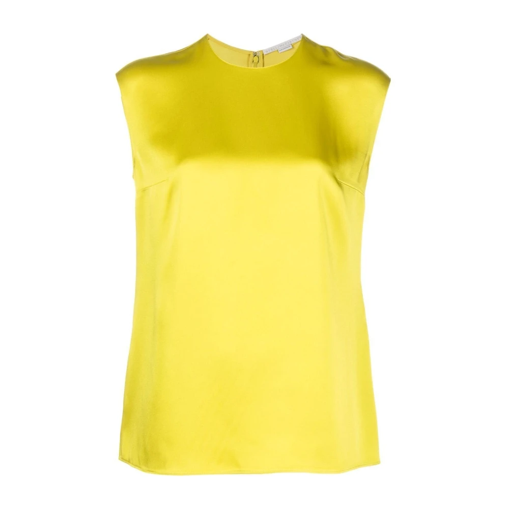 Stella Mccartney Sleeveless Tops Yellow Dames