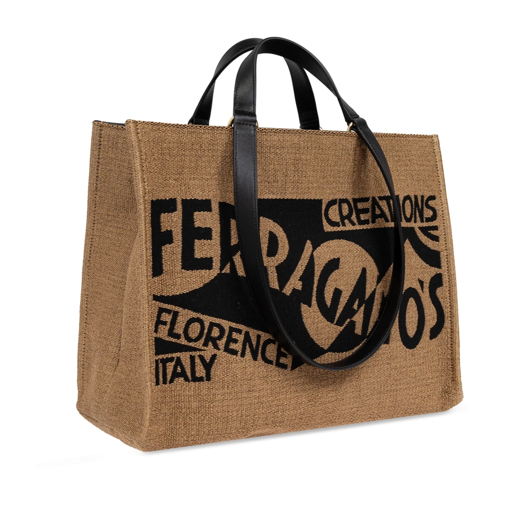 Salvatore Ferragamo Shopper type tas Beige Dames