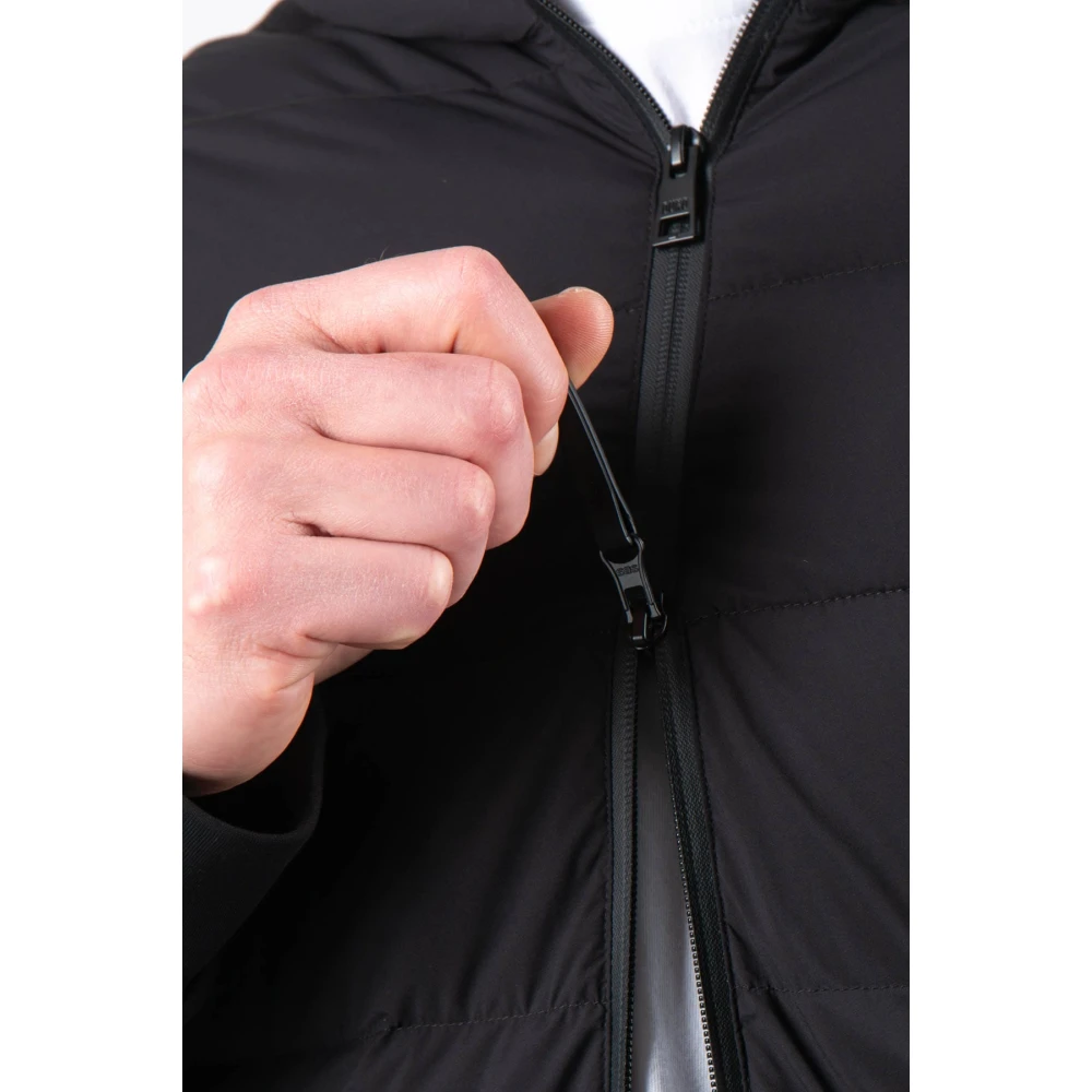 Duno Capuchonjas in zwart Black Heren