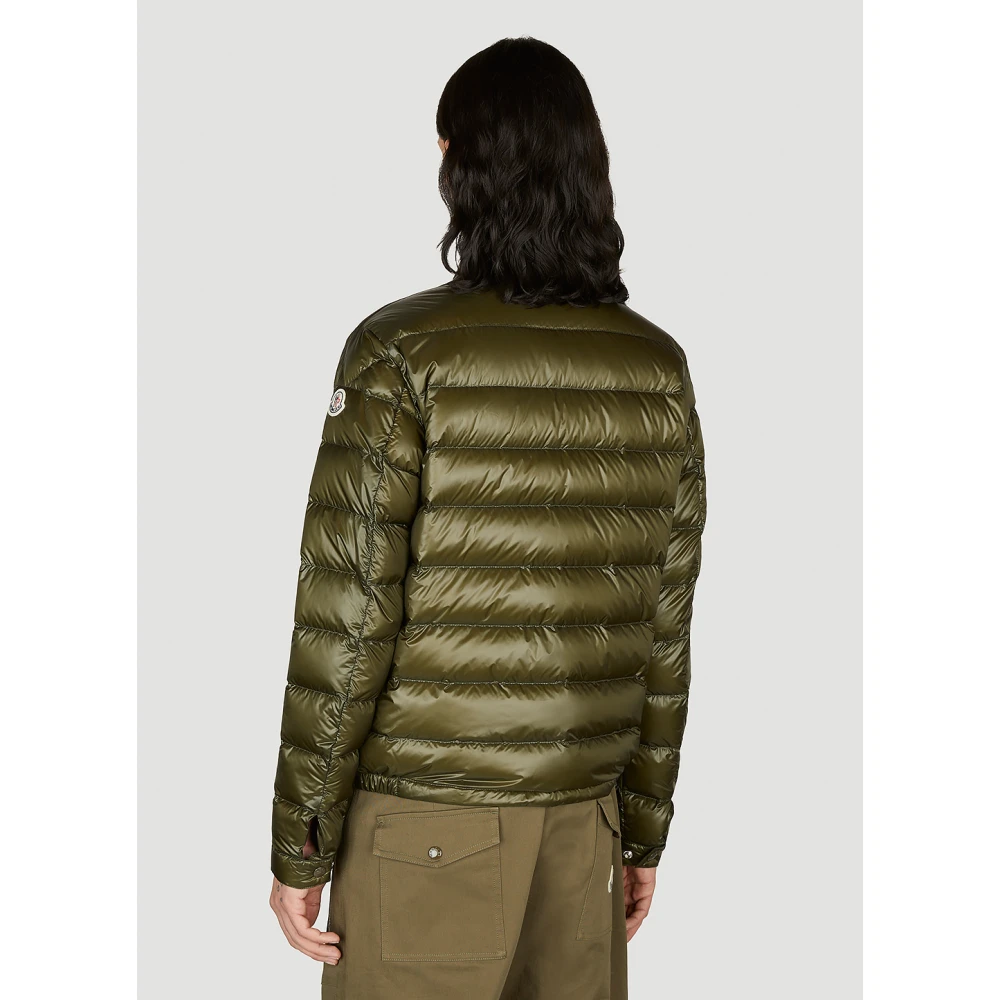 Moncler Quilted Shell Jacket Green Heren