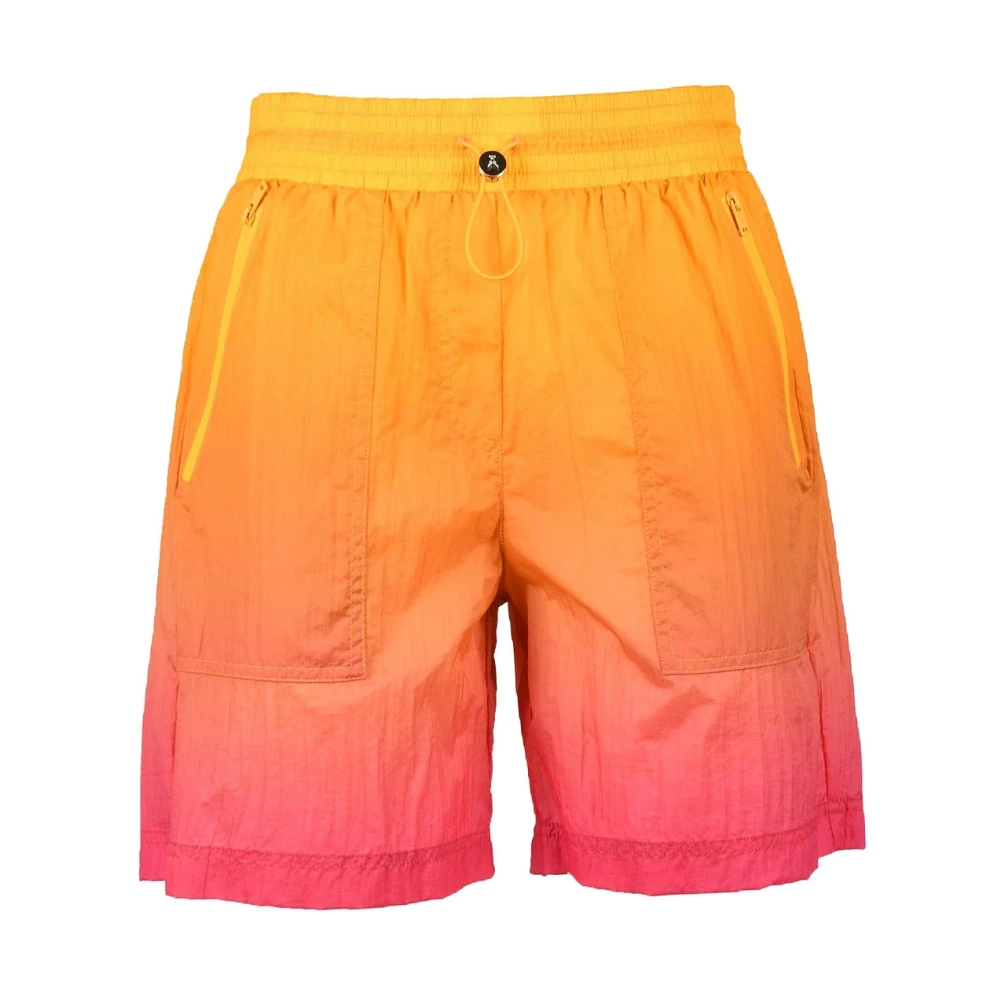 PATRIZIA PEPE Arancione Rosa Bermuda Shorts voor vrouwen Orange Heren