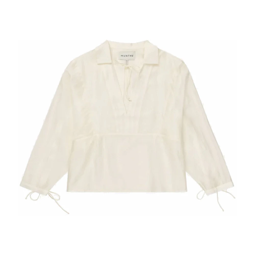 Munthe Women's White Blouses, L, Blouses