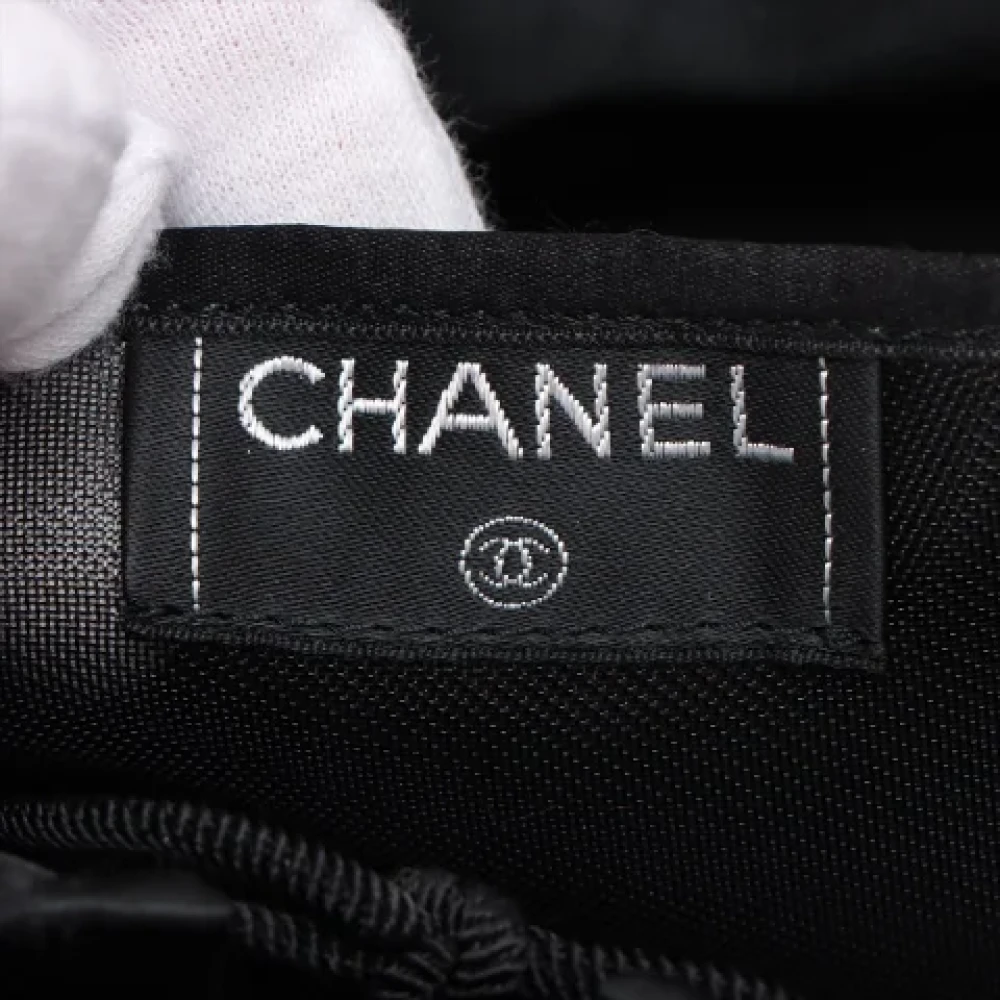 Chanel Vintage Pre-owned Canvas chanel-bags Orange Dames