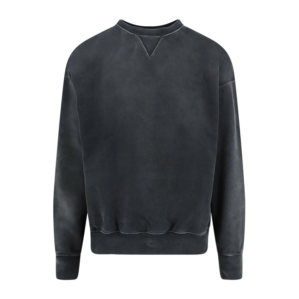Maison Margiela Sudadera Con Cuello Redondo Sweatshirts & Hoodies Hombre Gris L