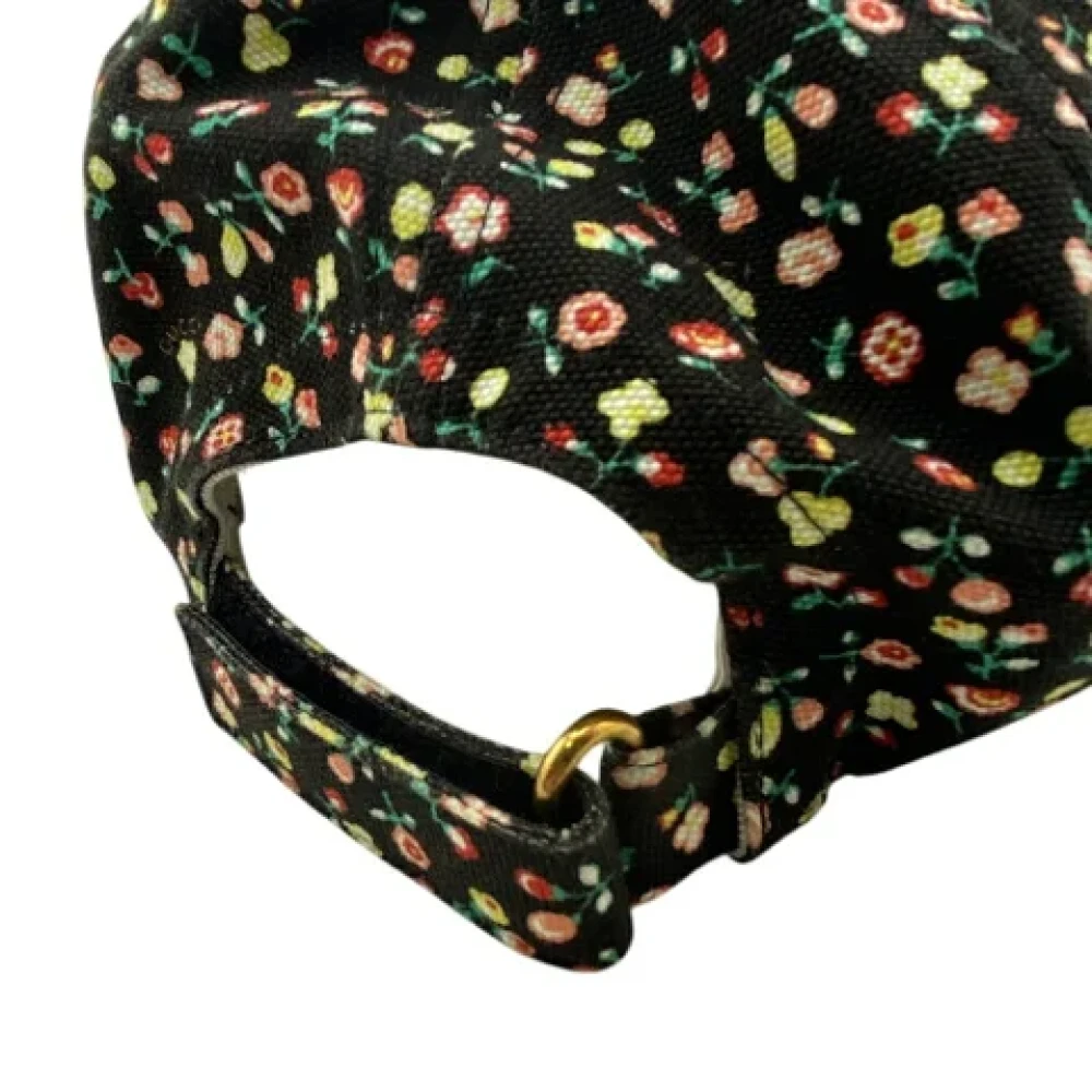 Gucci Vintage Pre-owned Cotton hats Brown Dames