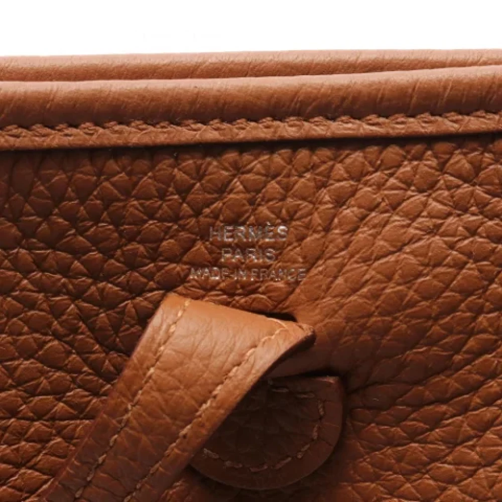 Hermès Vintage Pre-owned Leather shoulder-bags Brown Dames