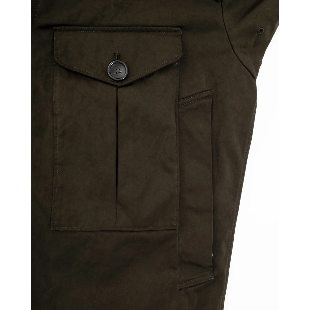 Ten C Klassieke Cyclone City Parka met capuchon Green Heren