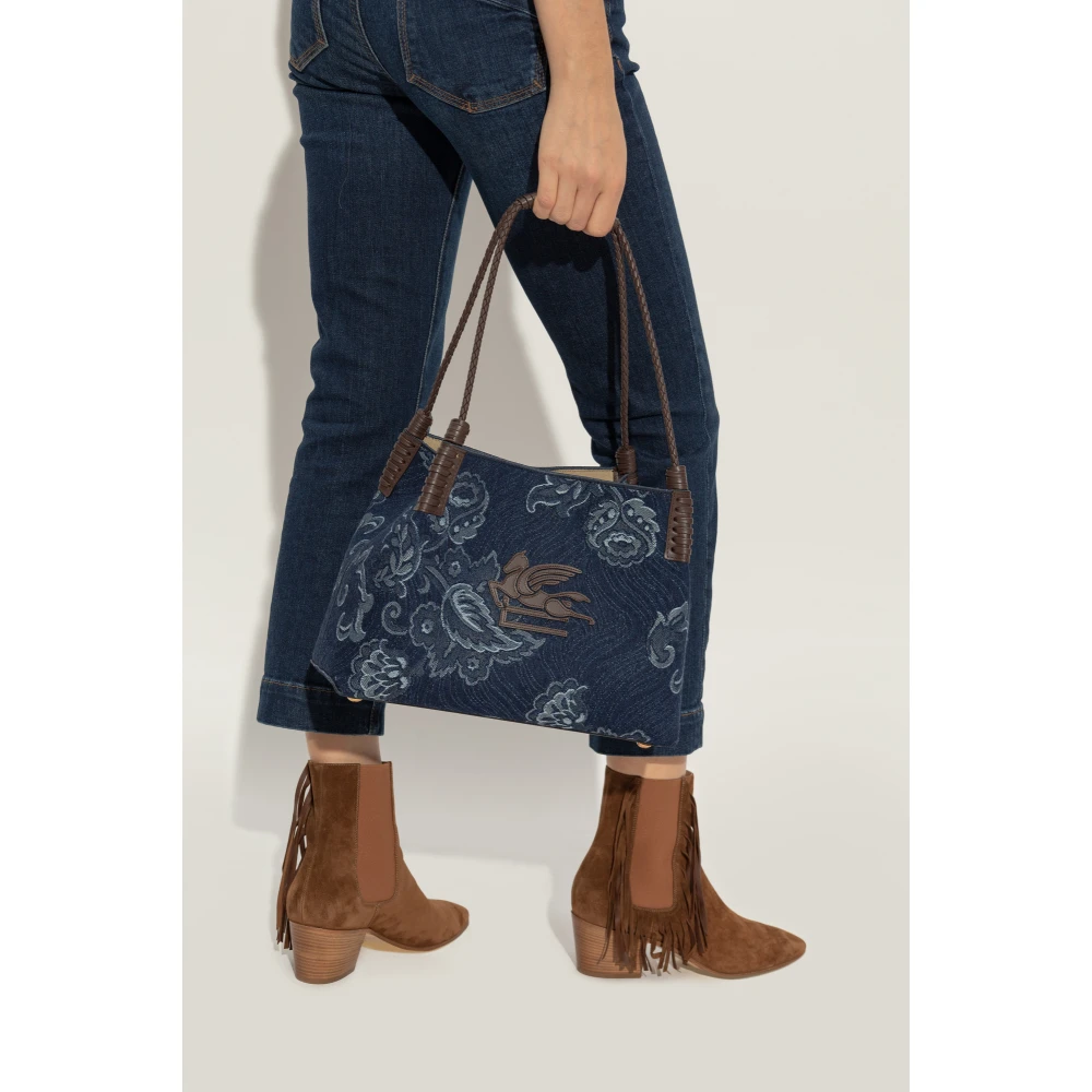 ETRO shopper type tas Blue Dames