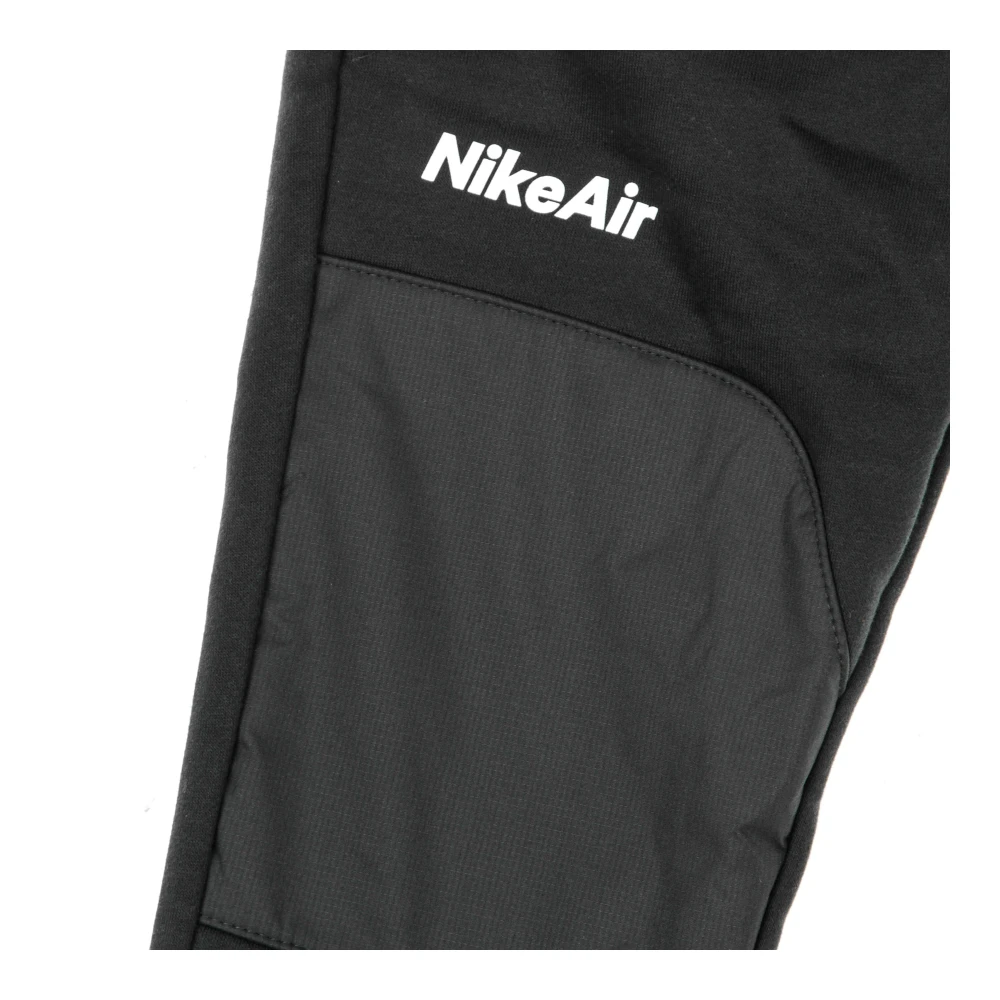 Nike Zwarte Fleece Trainingsbroek Air Pant Black Heren