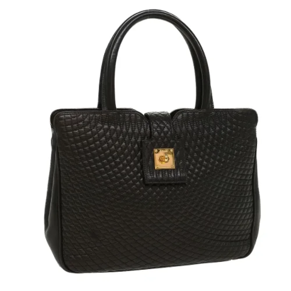 Bally Pre-owned Leather handbags Black Dames