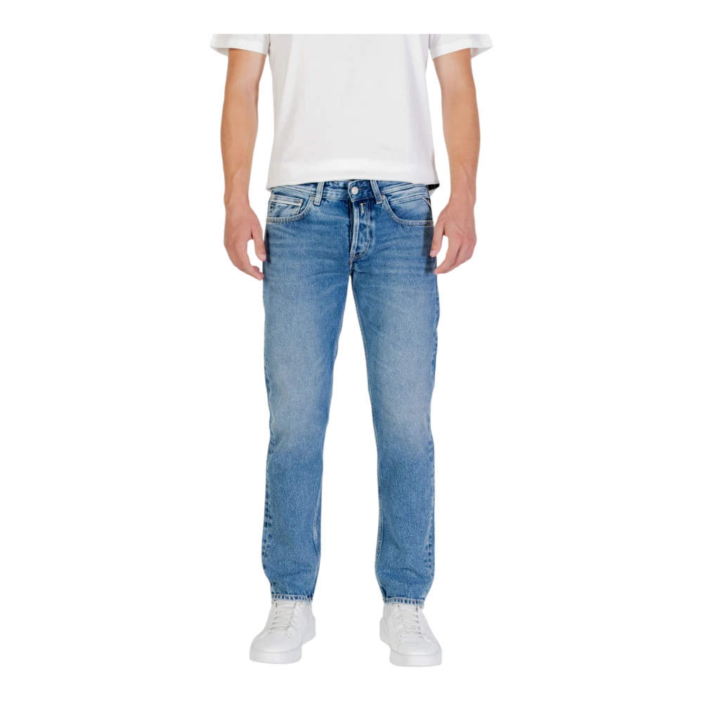 Replay Uomo Blu Jeans, W34 L32, New,