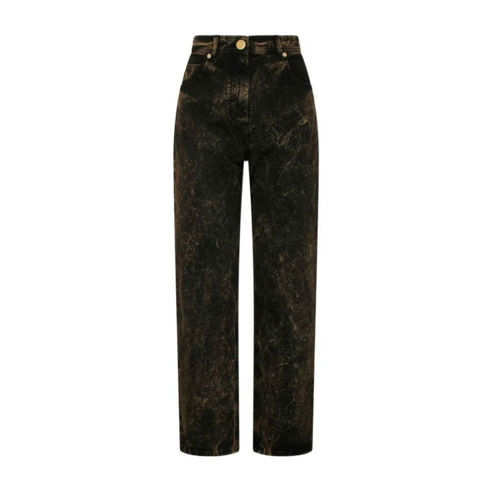 Balmain Straight Jeans Lavado Upgrade Collectie Brown Dames