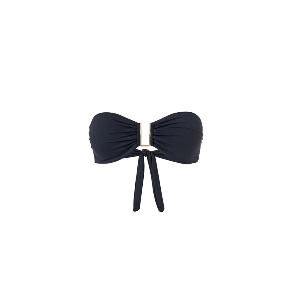 Melissa Odabash Zwarte Bandeau Bikini Top Black Dames