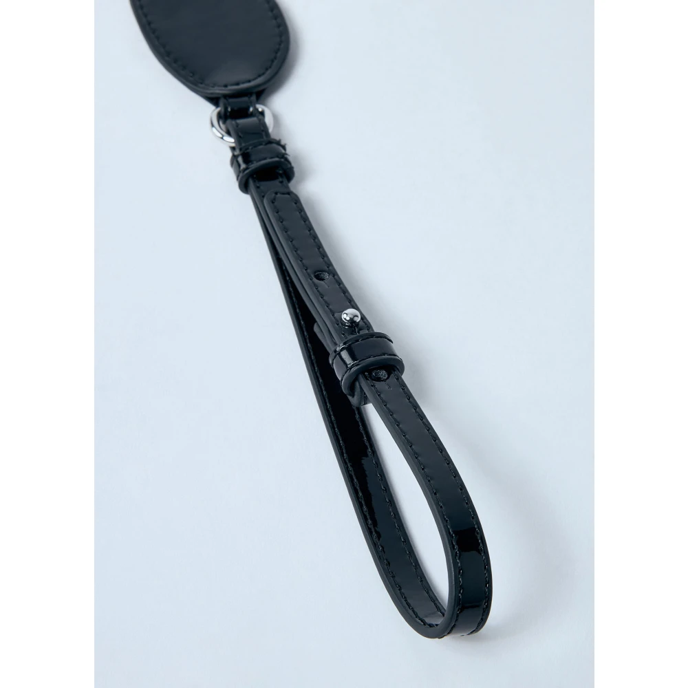 Diesel Sleutelhanger met hartontwerp en spiegelafwerking Black Dames