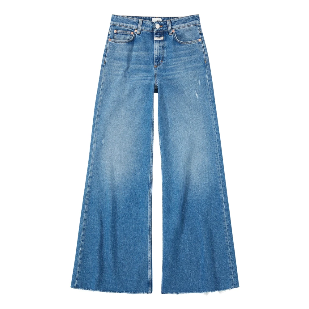 Wide Leg High Waist Flared Jeans