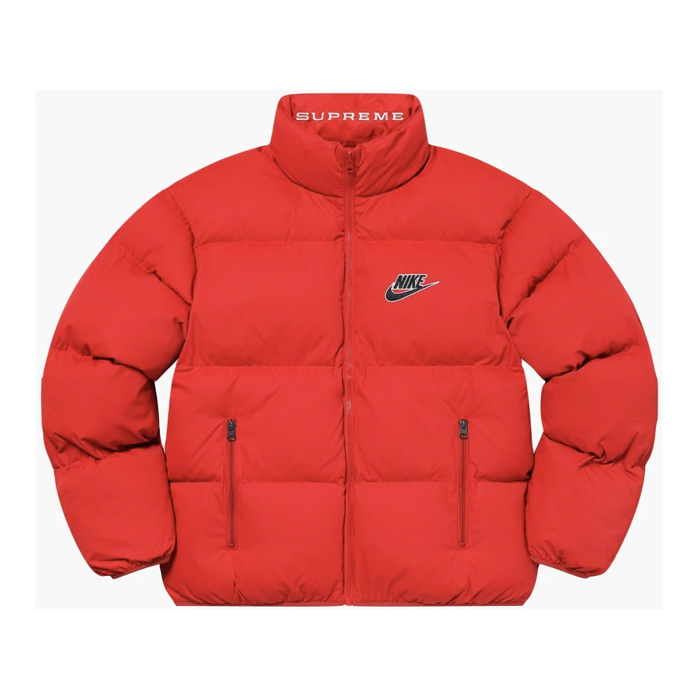 Nike Beperkte Oplage Omkeerbaar Puffy Jack Rood Red Heren