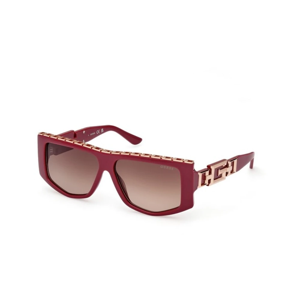 Guess Women's Red Sunglasses, 58 Mm, Authentic Glasses With Top-Notch Service