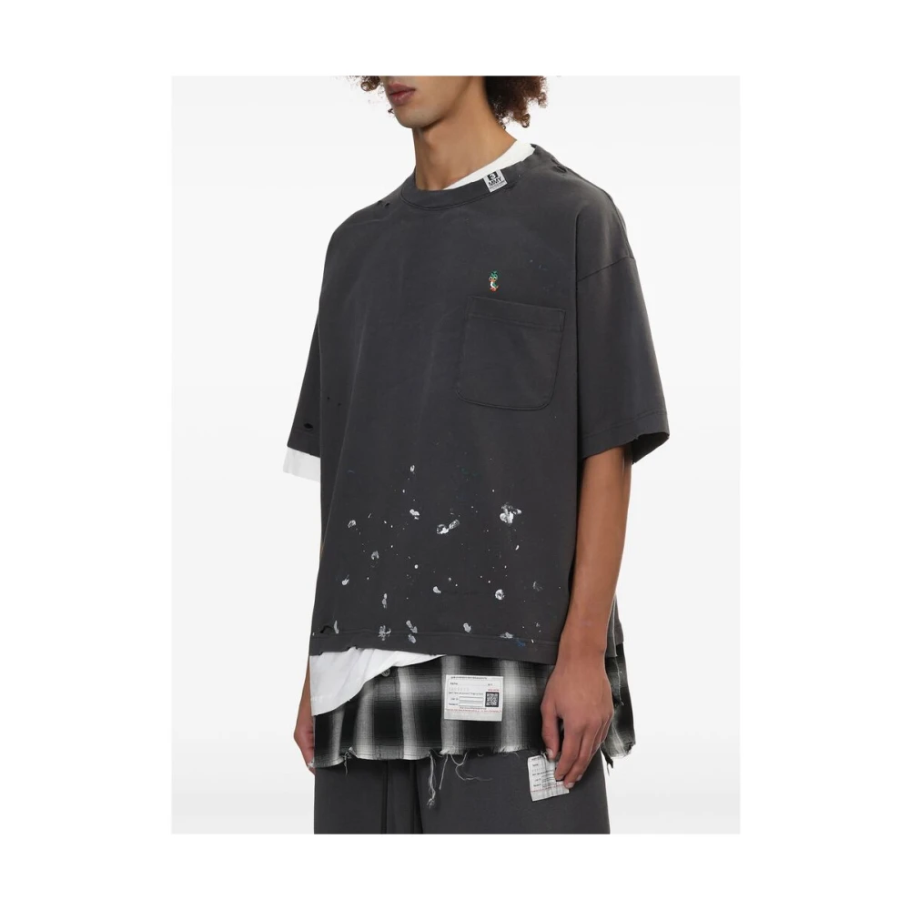 Mihara Yasuhiro T-Shirts Gray Heren