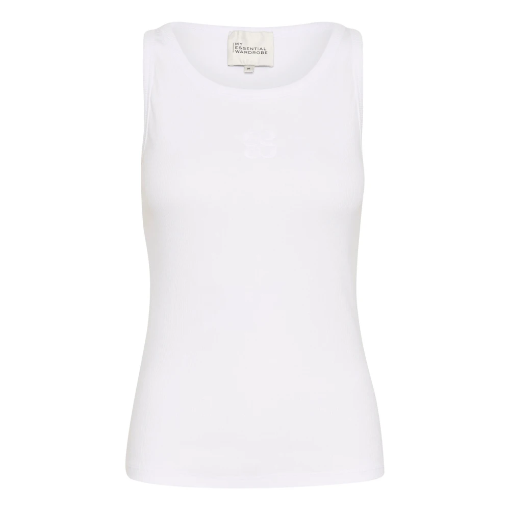 My Essential Wardrobe Ljus Vit Topp White, Dam