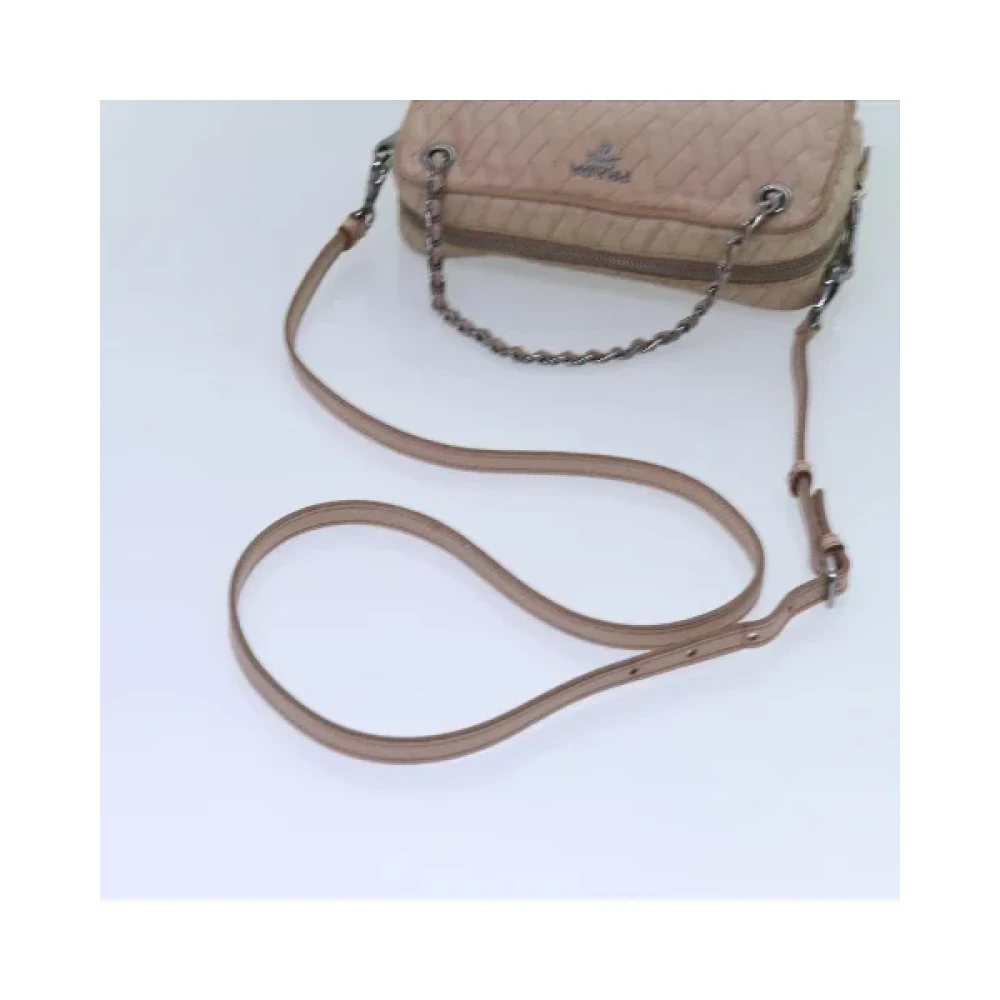 Prada Vintage Pre-owned Nylon handbags Pink Dames