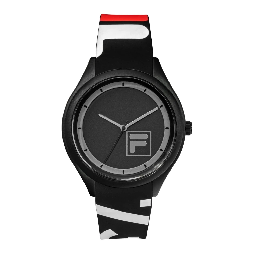Fila Unisex Black Watches, One Size, Sporty Watch 38-321-1