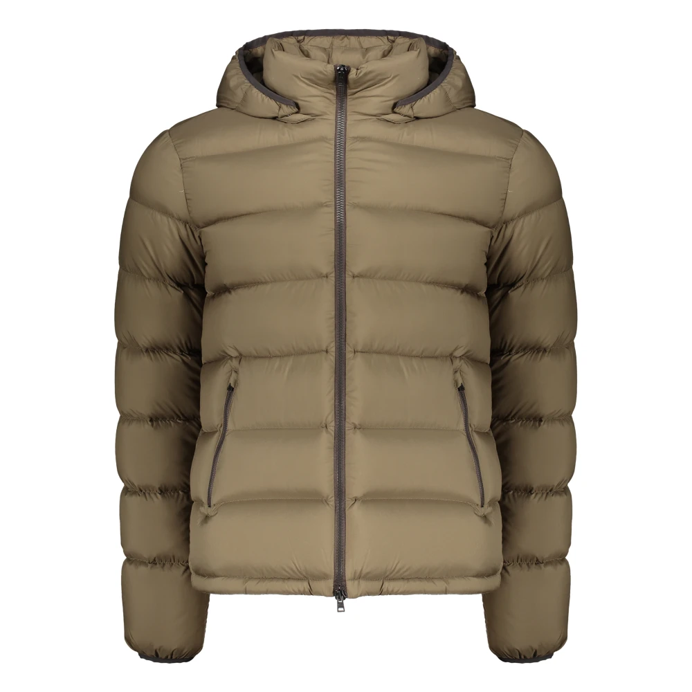 Herno Donzen Jas met Zakken met Rits Beige Heren