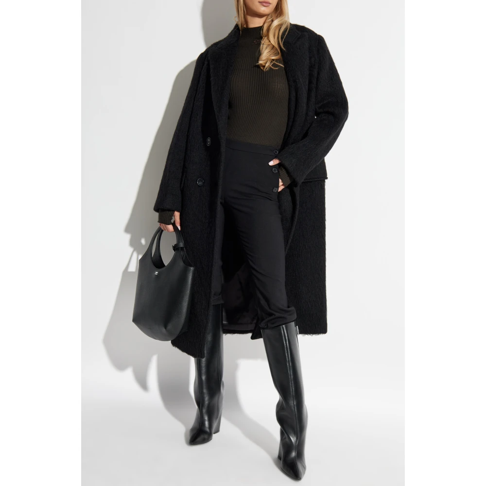 Stand Studio Wollen jas Essa Black Dames