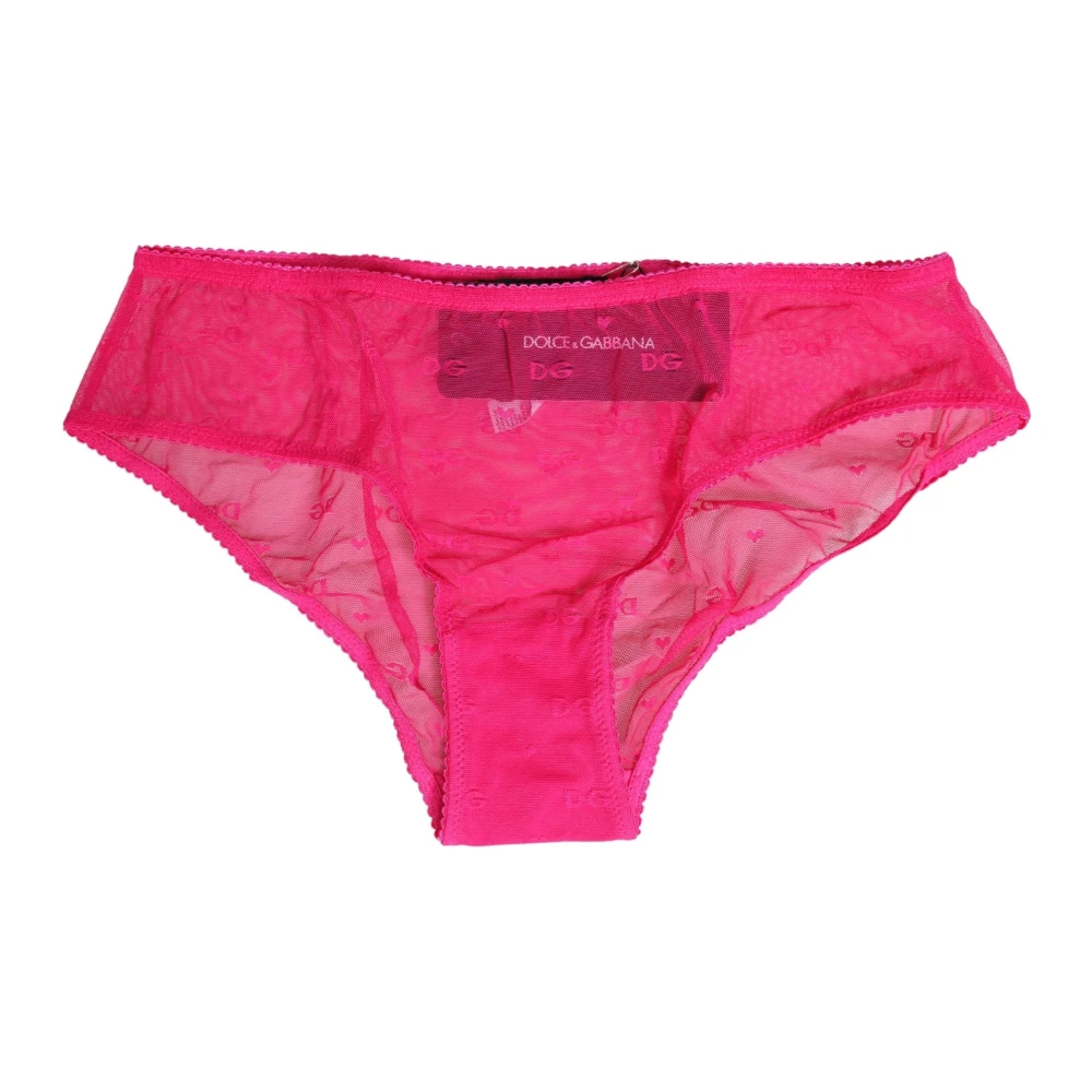Dolce & Gabbana Women's Pink Cheekini Brief - Underpants - S - Underwear