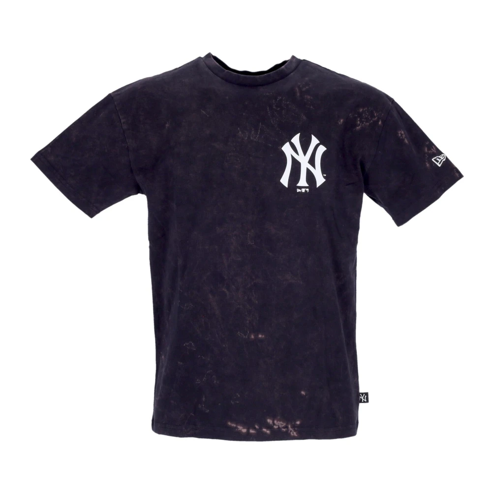 New era MLB Gewassen Grafische Tee Blue Heren