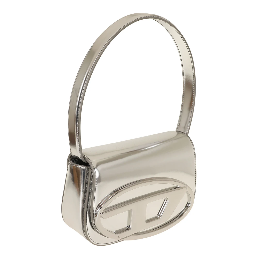 Diesel Metallic Crossbody Tas voor Vrouwen Gray Dames