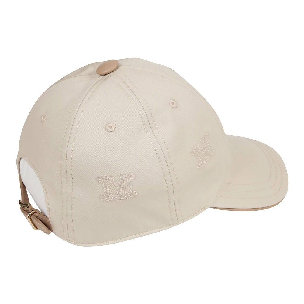 Max Mara Baseball Cap voor een stijlvolle uitstraling Beige Dames