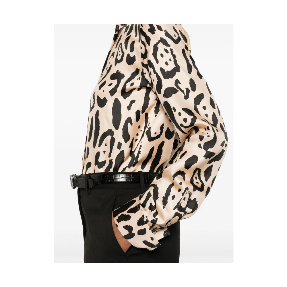 SPORTMAX Grafische Print Knoopshirt Multicolor Dames