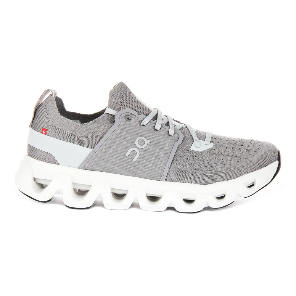 On Running Men's Gray Running Shoes, 8 Uk, Cloudswift 4 Mesh Trainers Grey