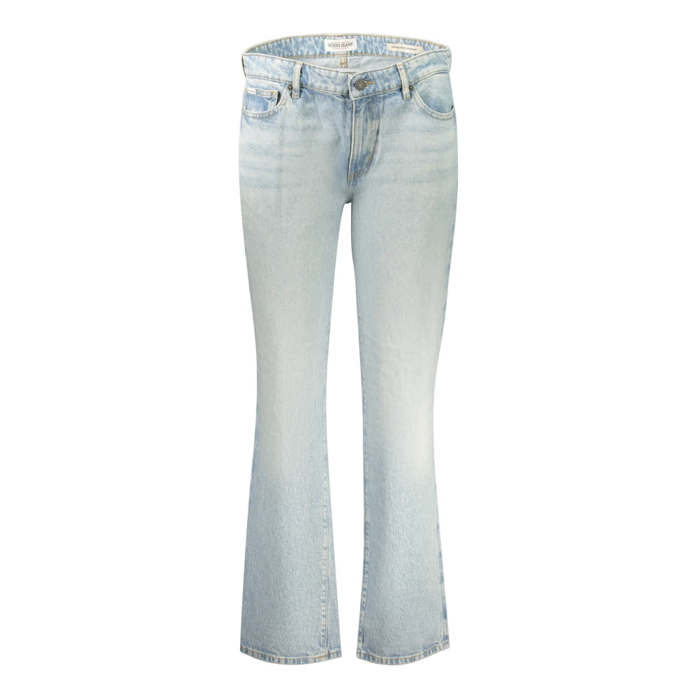 Guess Women's Blue Flare Jeans, W29 L32, G08 Mid-Rise Straight Jeans