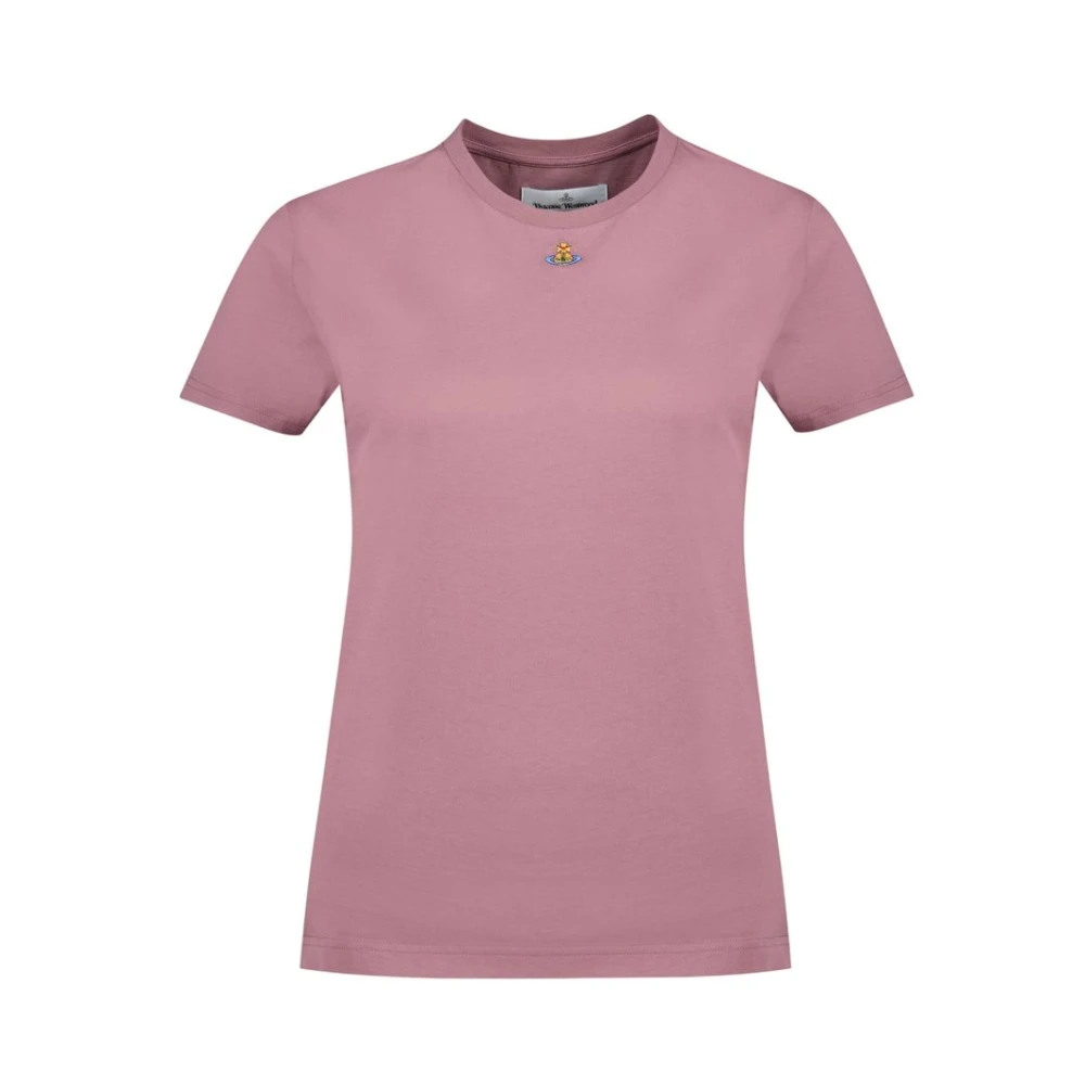Vivienne Westwood Women's Brown T-Shirts, L, Orb Peru T-Shirt