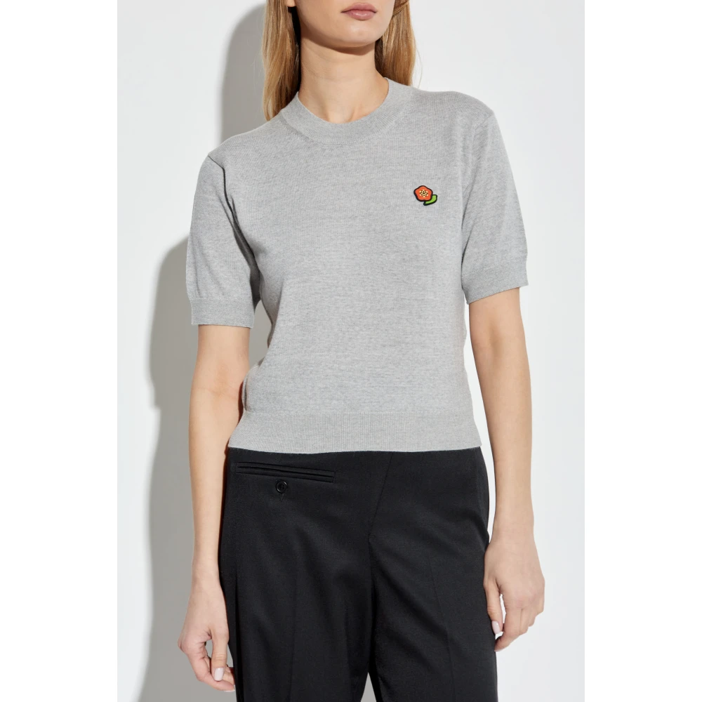 Kenzo Wollen top Gray Dames