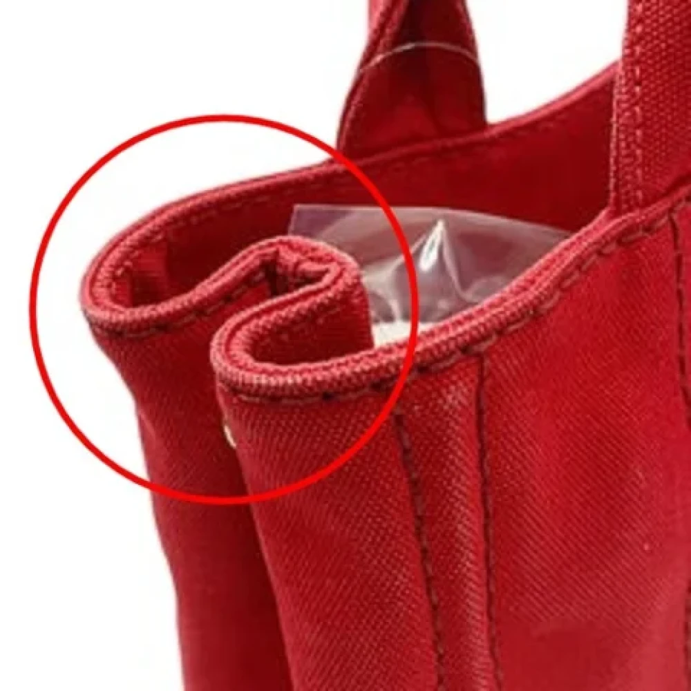 Prada Vintage Pre-owned Leather prada-bags Red Dames
