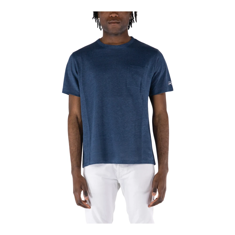 MC2 Saint Barth Zak T-shirt Ecstasea Blue Heren