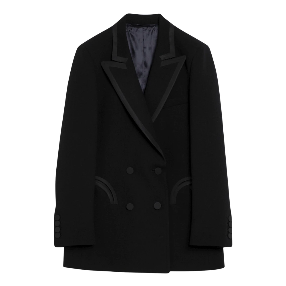 Blazé Milano Dubbelborstig Jas Black Dames