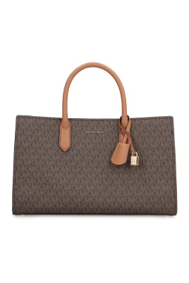 Scarlett Medium Signature Logo Satchel