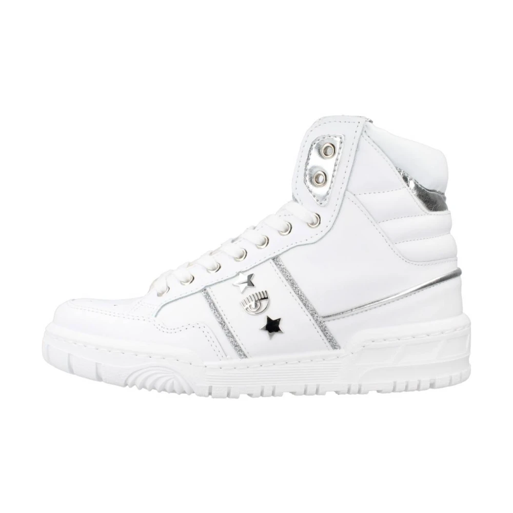 Chiara Ferragni Collection Lace-Up Sneakers Dames Schoenen Wit