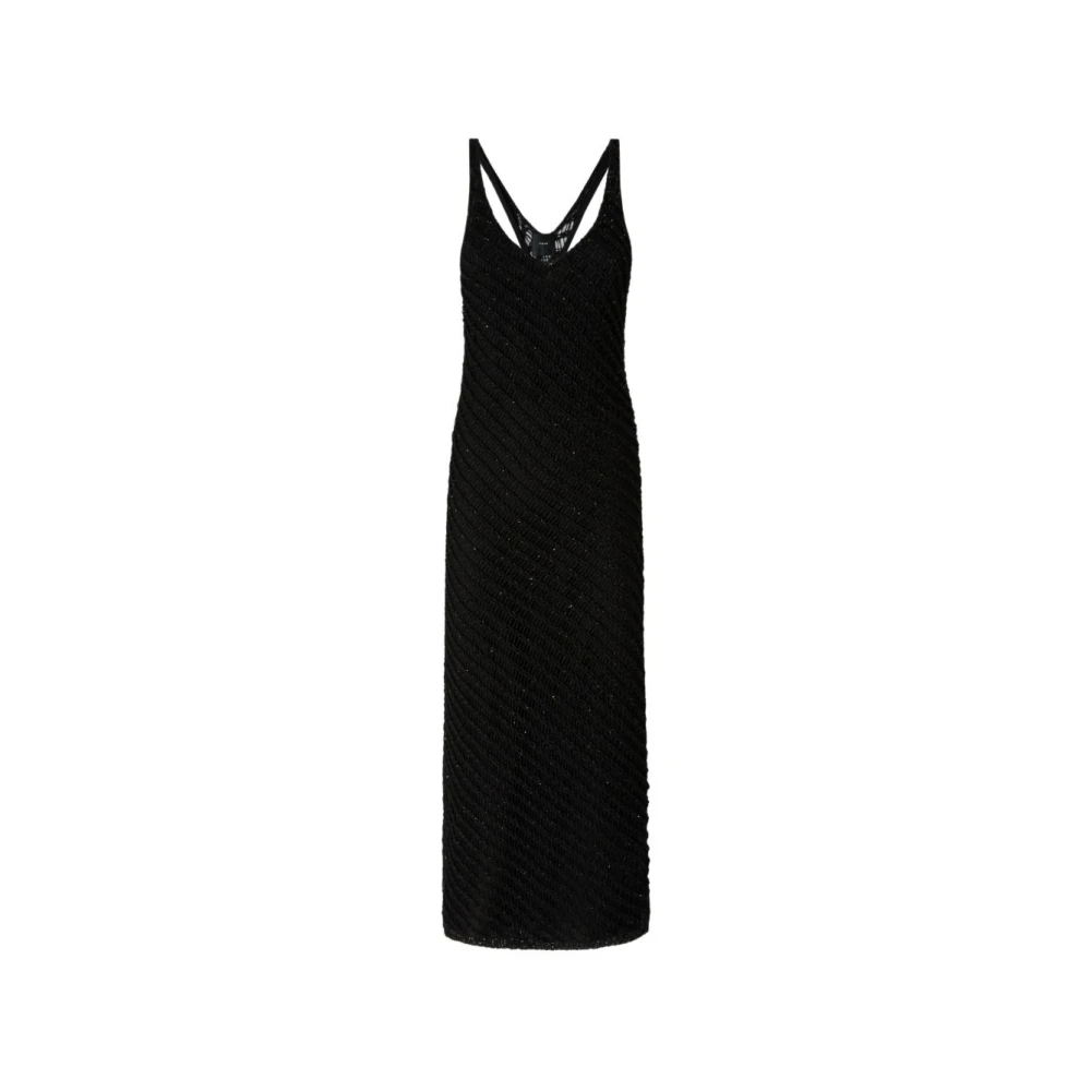 Pinko Women's Black Miraggio Dress - Maxi Dresses - M - Dresses