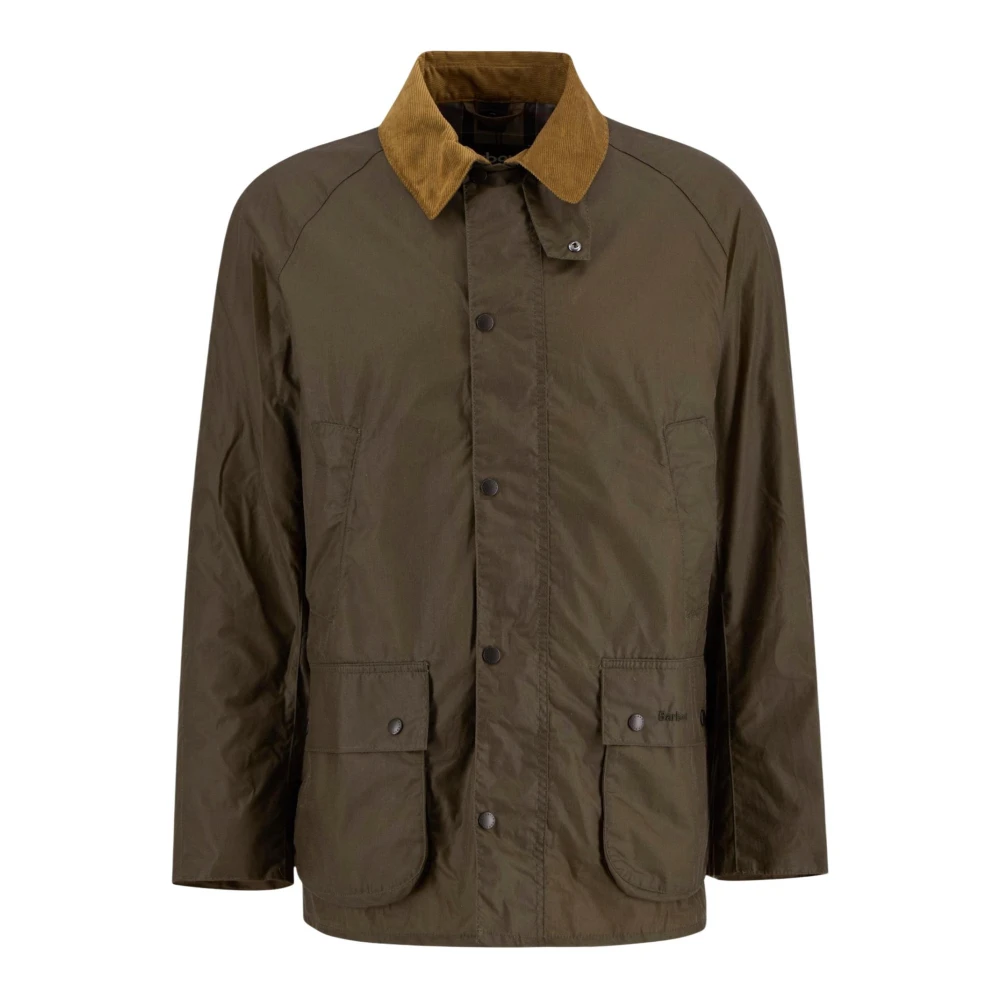 Barbour Men's Green Light Jackets, S, Lightweight Ashby Wax Jacket