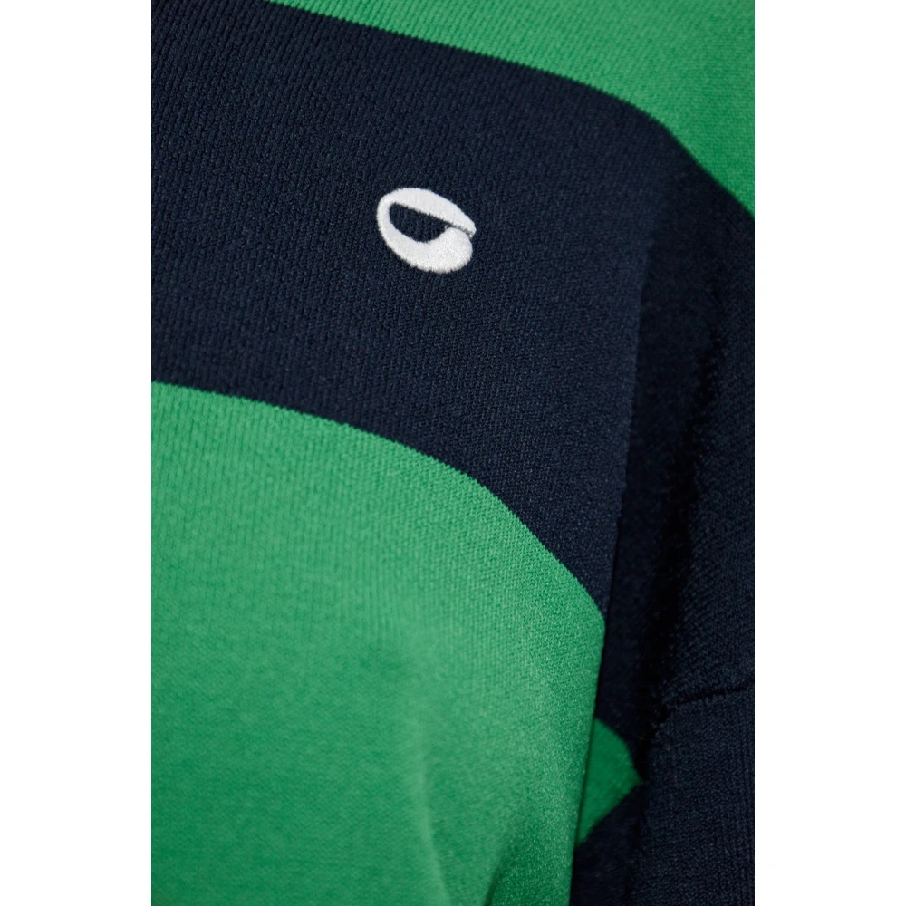 Coperni Trui met gestreept patroon Green Dames