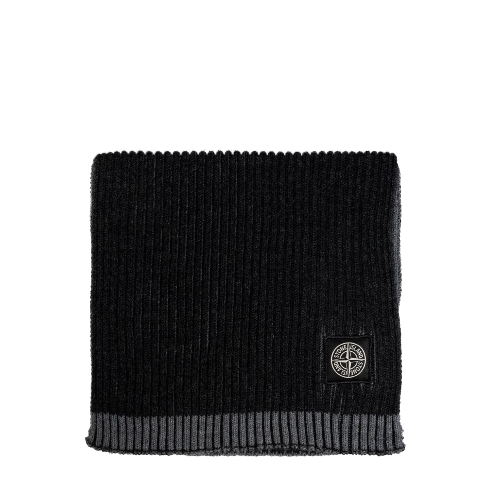 Stone Island Wollen sjaal Black Heren