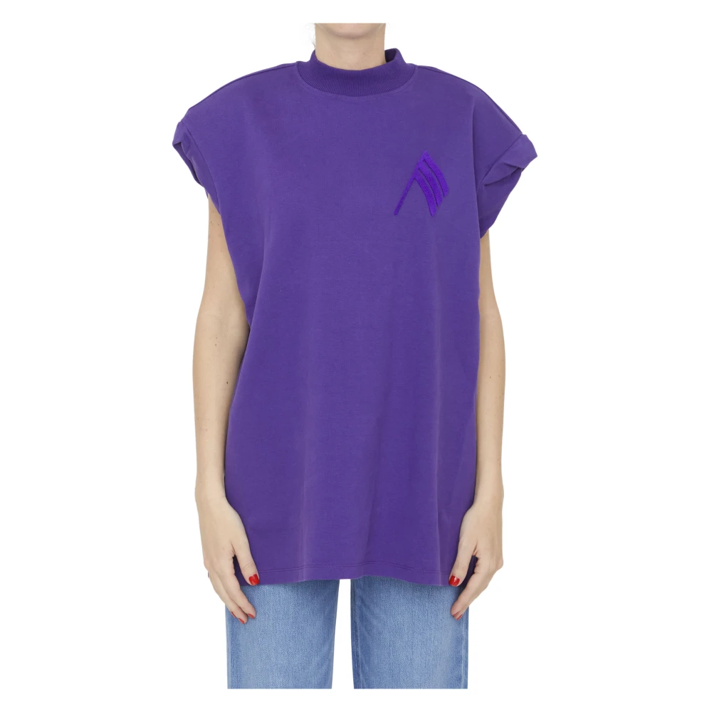 The Attico T-Shirts Purple Dames